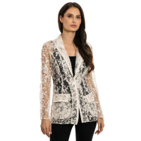Adore Women's Jackets - Lace Blazer - Beige
