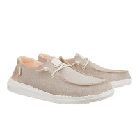 Hey Dude Women's Casuals - Wendy  Metallic Sparkle - Rose Gold Hey Dude Women's Casuals - Wendy  Metallic Sparkle - Rose Gold