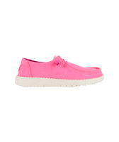 Hey Dude Women's Casuals - Wendy Stretch Canvas - Neon Pink Hey Dude Women's Casuals - Wendy Stretch Canvas - Neon Pink