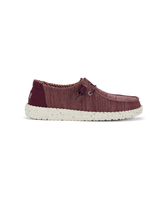 Hey Dude Women's Casuals - Wendy Stretch Sox - Burgundy Hey Dude Women's Casuals - Wendy Stretch Sox - Burgundy