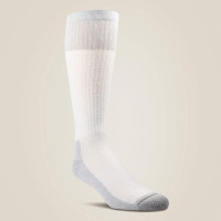 Ariat Unisex Socks - VentTEK® Mid Calf Performance Sock 2 Pair Pack - White Ariat Unisex Socks - VentTEK® Mid Calf Performance Sock 2 Pair Pack - White