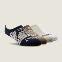 Ariat Unisex Socks - Hilo No Slip No Show Sock 4 Pair Multi Color Pack Ariat Unisex Socks - Hilo No Slip No Show Sock 4 Pair Multi Color Pack