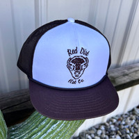 Red Dirt Hat Co Cap - Lil Romer - Brown / White / Brown Rope - Youth
