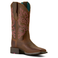 Ariat Women's Boots - Round Up StretchFit - Sassy Brown