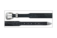 Gem Dandy Men's Accessories - Stetson Italian Leather Croc Print - Black Gem Dandy Men's Accessories - Stetson Italian Leather Croc Print - Black