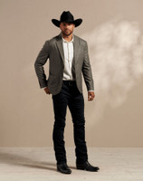 Tecovas Men's Boots - The Wyatt - Midnight / Ostrich