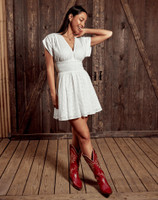 Tecovas Women's Boots - The Annie - Scarlet / Cowhide Tecovas Women's Boots - The Annie - Scarlet / Cowhide