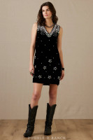 Double D Ranchwear Women’s Dress - Hustle's The Name Of The Game - Black