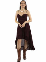 Scully Women's Dress - Vintage Spaghetti Strap - Burgundy