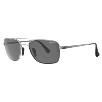Bex Sunglasses - Mach - Matte Silver / Gray