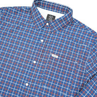 San Jac Outdoors Men's Shirt - L/S Performance - Blue Grid San Jac Outdoors Men's Shirt - L/S Performance - Blue Grid