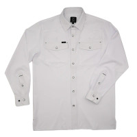 San Jac Outdoors Men's Shirt - L/S Performance - White San Jac Outdoors Men's Shirt - L/S Performance - White