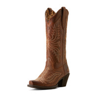 Ariat Women's Boots - Round Up Collins D Western - Rafter Tan Ariat Women's Boots - Round Up Collins D Western - Rafter Tan