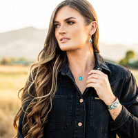 Montana Silversmith Accessories - Expression of the West Turquoise Earrings