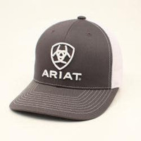 Ariat Caps By M & F Western Products -  Shield Grey