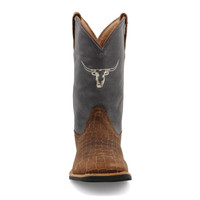 Twisted X Kids Boots - Top Hand - Chocolate / Dusty Blue Twisted X Kids Boots - Top Hand - Chocolate / Dusty Blue