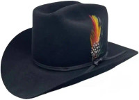 Stetson Felt Hats - Stetson Classics - 6x - Range - Black Stetson Felt Hats - Stetson Classics - 6x - Range - Black