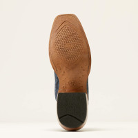 Ariat Men's Boots - Futurity Finalist - Navy Sueded Caiman Belly / Premium Denim