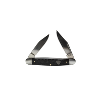 Ariat Accessories - 3" Muskrat Folding Knife - Double Blade - Black