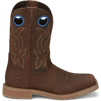 Justin Men's Work Boots - All Around 11" / Waterproof - Walnut