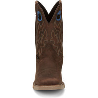 Justin Men's Work Boots - All Around 11" / Waterproof - Walnut