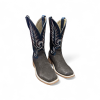 Hyer Men's Boots - Kincaid - Chestnut Roughout / Dark Slate