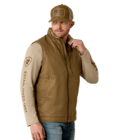 Ariat Men's Outerwear - Grizzly Canvas Vest - Cub