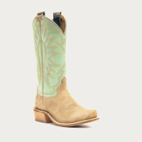Hyer Women's Boots - Rose Hill - Iced Mint Cowtop / Sand Roughout