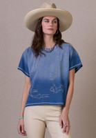 Double D Ranch Women’s - Cowboy Gist Top - Patriot