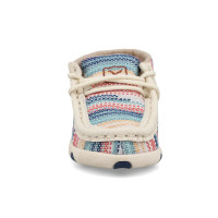 Twisted X Kids Casuals- Chukka Infant Driving Mocs - Blue Striped