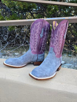 Lucchese Men's Boots - Silo II - Grey Suede