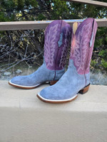 Lucchese Men's Boots - Silo II - Grey Suede