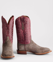 Lucchese Men's Boots - Silo II - Grey Suede