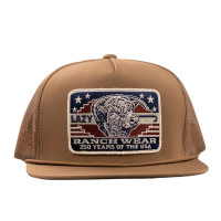 Lazy J Ranchwear Accessories - Coyote Brown Freedom Classic Rope Trucker