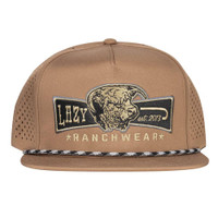 Lazy J Ranchwear Accessories - Brown Diamond Banner Performance Classic Five Panel Trucker 
