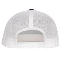 Lazy J Ranchwear Accessories - Black & White Elevation Classic Five Panel Trucker 