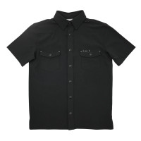 San Jac Outdoors Kids Shirt - S/S Performance - Midnight Black