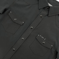 San Jac Outdoors Kids Shirt - S/S Performance - Midnight Black