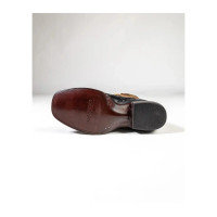 Lucchese Men's Boots - Roscoe Full Quill Ostrich - Black / Tan