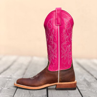 Anderson Bean Women's Boots - American Distressed Buffalo / Dodder Kidskin