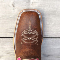 Anderson Bean Women's Boots - American Distressed Buffalo / Dodder Kidskin