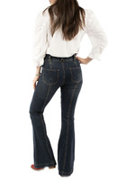 Scully Women's Pants - Honey Creek Collection - Panel Bell Bottoms - Dark Blue