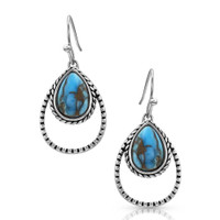 Montana Silversmith Accessories - Double Rope Turquoise Earrings