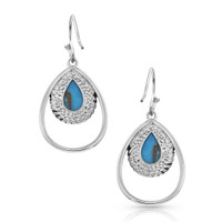Montana Silversmith Accessories - Double Rope Turquoise Earrings