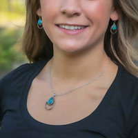 Montana Silversmith Accessories - Double Rope Turquoise Earrings