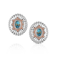 Montana Silversmith Accessories - Turquoise Sunburst Earrings