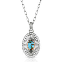 Montana Silversmith Accessories - Turquoise Sunburst Necklace