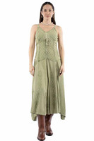 Scully Women's Dress - Honey Creek Collection - Full Length / Front Tie - Olive