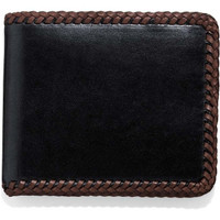Leegin / Brighton Men's Accessories - La Paloma Laced Edge Wallet - Black / Brown