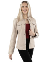 Scully Women's Jacket - Snap Front Lamb - Vanilla # 157
